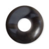 Pendentif Pi ou DONUT en onyx noir (d3cm)