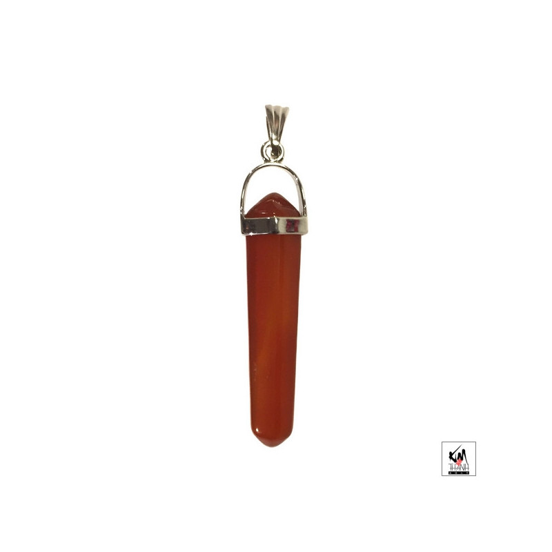Pendentif pointe en AGATE (h4cm)