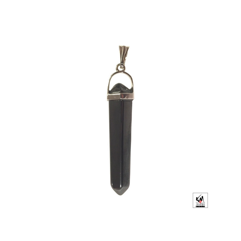 Pendentif pointe en HéMATiTE (h4cm)