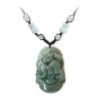 Pendentif ZODiAQUE ChiNOiS en jade aventurine (Chien) h3.5cm