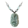 Pendentif ZODiAQUE ChiNOiS en jade aventurine (Cochon / Sanglier) h3.5cm