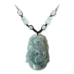 Pendentif ZODiAQUE ChiNOiS en jade aventurine (Dragon) h3.5cm