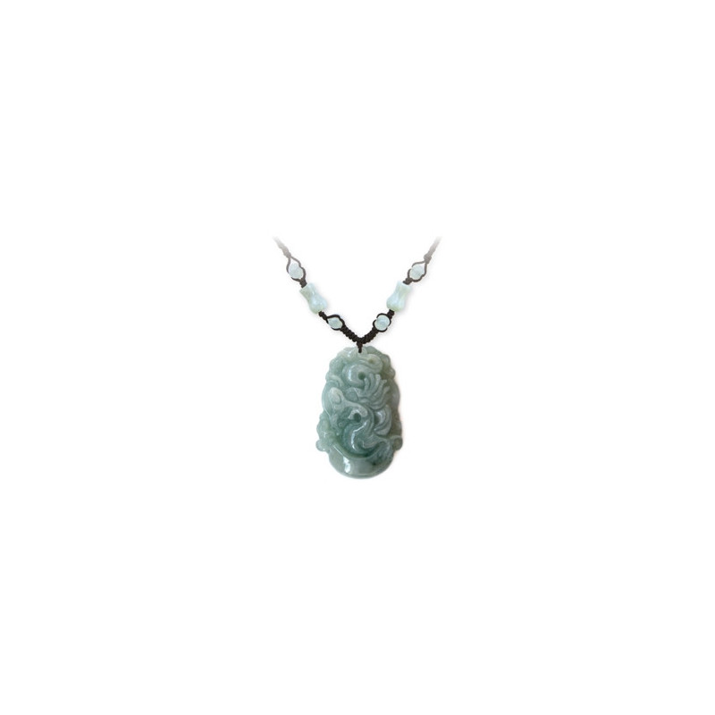 Pendentif ZODiAQUE ChiNOiS en jade aventurine (Dragon) h3.5cm