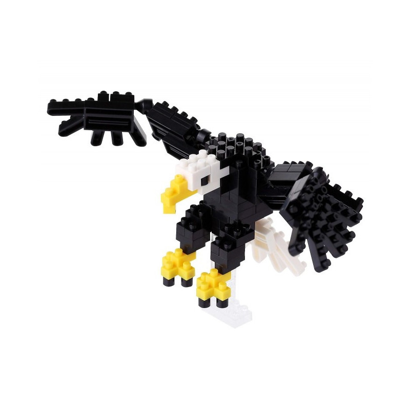 nanoblock mini AiGLE à TêTE BLANChE (+ de 120 pièces) [NBC_138]