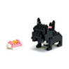 nanoblock mini BULLDOG FRANCAiS NOiR (+ de 130 pièces) [NBC_015]