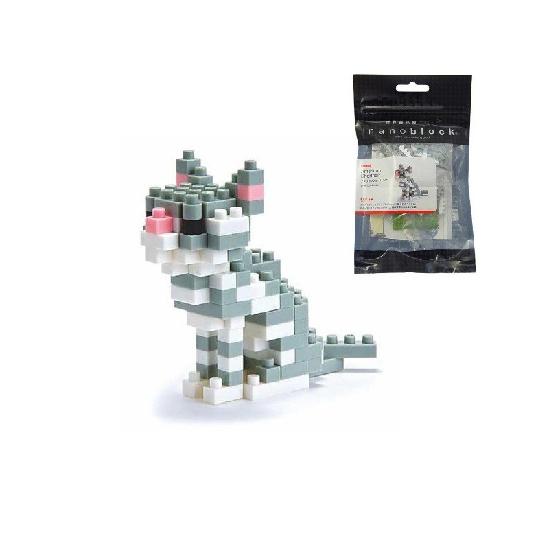 nanoblock mini CHAT (+ de 120 pièces) [NBC_032]