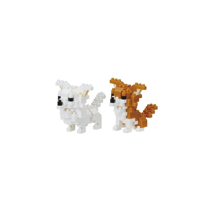 nanoblock mini COUPLE ChiENS ChihUAhUAS (+ de 180 pièces) [NBC_259]