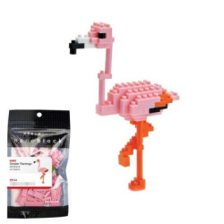 nanoblock mini FLAMANT ROSE (+ de 110 pièces) [NBC_055]