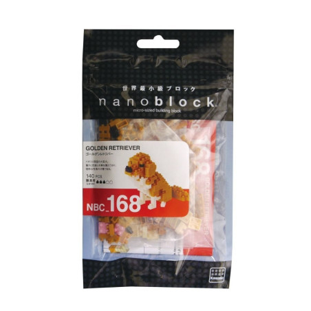 nanoblock mini GOLDEN RETRIVER (+ de 140 pièces) [NBC_168]