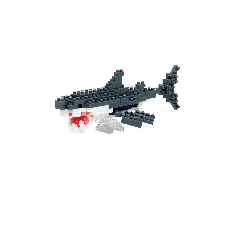 nanoblock mini GRANd REQUiN BLANC (+ de 130 pièces) [NBC_082]
