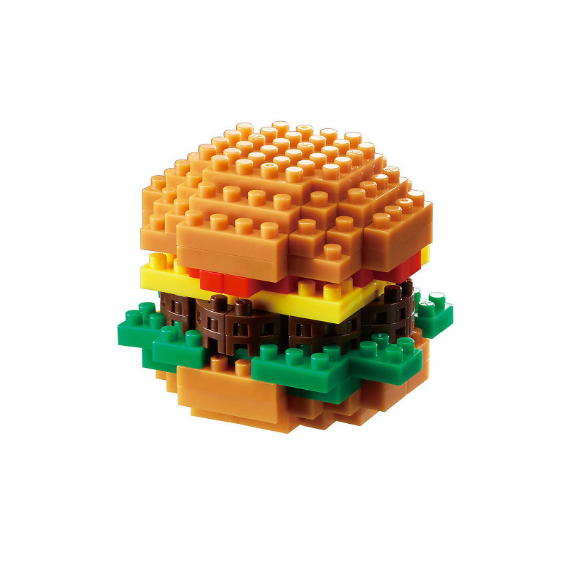 nanoblock mini HAMbURGER (+ de 120 pièces)