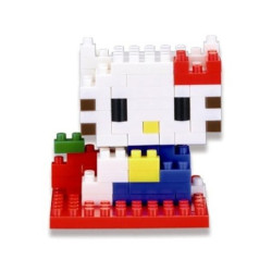nanoblock mini HELLO KiTTY bleu (+ de 110 pièces) [NBCC_001]
