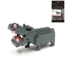 nanoblock mini HiPPOPOTAME (+ de 140 pièces) [NBC_049]