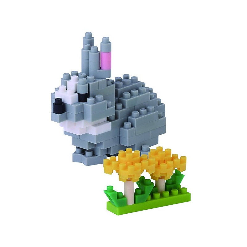nanoblock mini LAPiN GRiS (+ de 120 pièces) [NBC_179]
