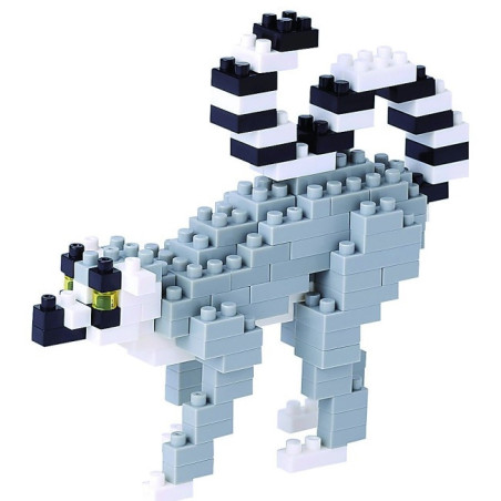 nanoblock mini LéMUR (+ de 130 pièces) [NBC_166]