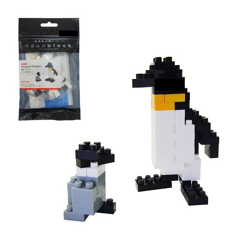 nanoblock mini MANCHOT EMPEREUR (+ de 110 pièces) [NBC_001]