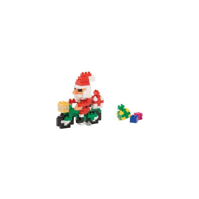nanoblock mini PèRE NOëL à moto (+ de 160 pièces) [NBC_126]