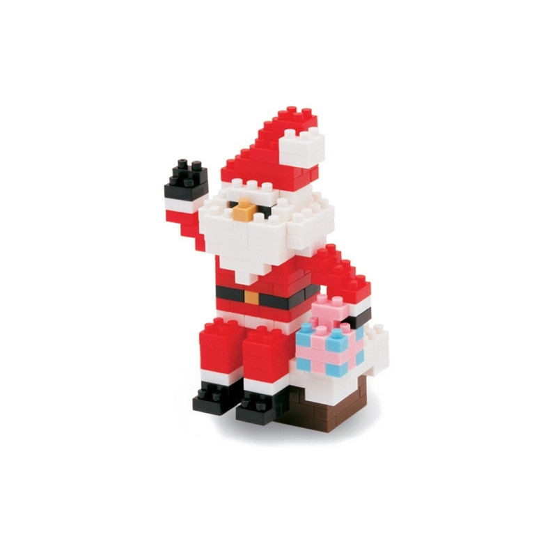 nanoblock mini PèRE NOëL ASSiS (+ de 170 pièces) [NBC_063]