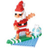 nanoblock mini PèRE NOëL surfeur (+ de 140 pièces)