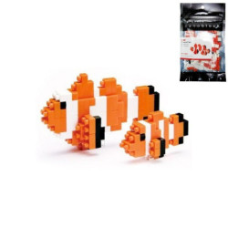 nanoblock mini POiSSON CLOWN (+ de 110 pièces) [NBC_002]