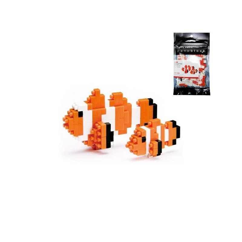 nanoblock mini POiSSON CLOWN (+ de 110 pièces) [NBC_002]