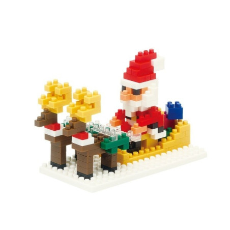 nanoblock mini TRAiNEAU du PèRE NOëL (+ de 170 pièces) [NBC_098]