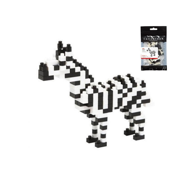 nanoblock mini ZèBRE (+ de 180 pièces) [NBC_105]