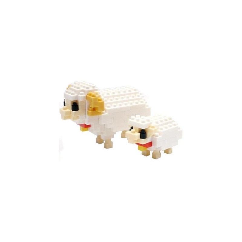 nanoblock mini ZODiAQUE MOUTON et AGNEAU 2015 (+ de 150 pièces) [NBC_128]