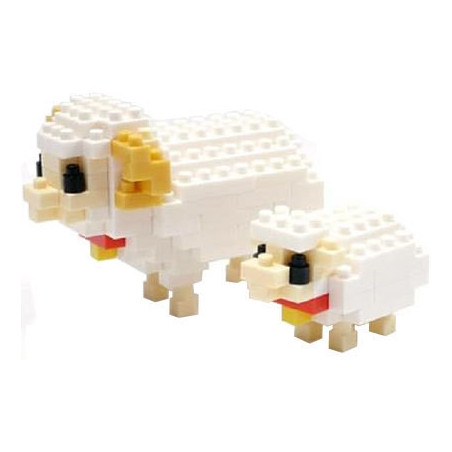 nanoblock mini ZODiAQUE MOUTON et AGNEAU 2015 (+ de 150 pièces) [NBC_128]