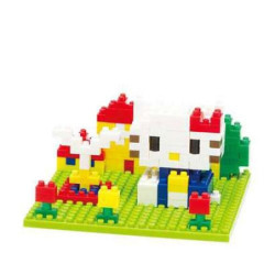 nanoblock monument BLOCK ART HELLO KiTTY (+ de 250 pièces) [NBH_055]