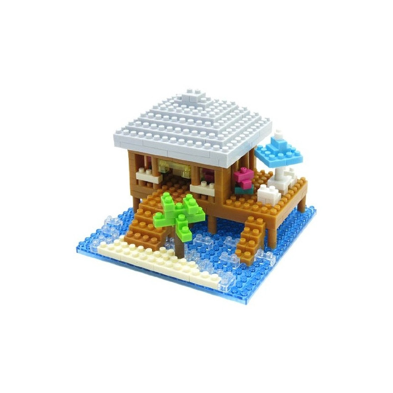 nanoblock monument COTTAGE de VACANCES (+ de 300 pièces)