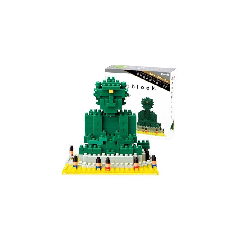 nanoblock monument GRAND BOUddhA de KAMAKURA (Japon) (+ de 350 pièces)