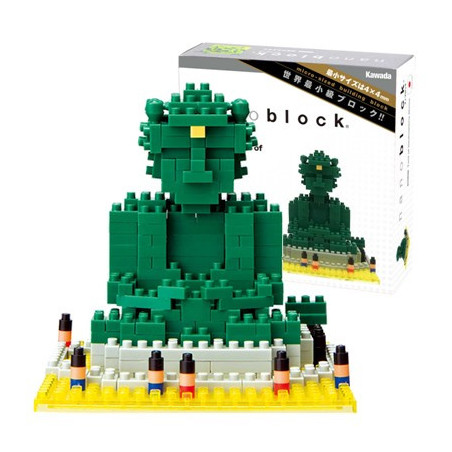 nanoblock monument GRAND BOUddhA de KAMAKURA (Japon) (+ de 350 pièces)