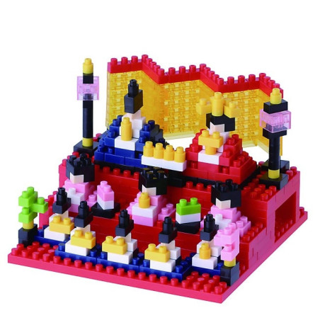 nanoblock monument HiNA DOLLS (Japon) (+ de 390 pièces)