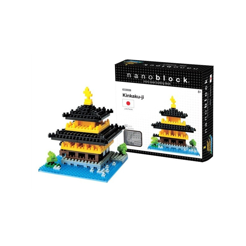 nanoblock monument KiNKAKU-Ji (Japon) (+ de 370 pièces)