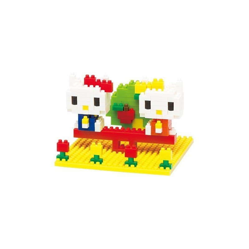 nanoblock monument KiTTY & MiMMY NAKAYOShi (+ de 200 pièces) [NBH_056]