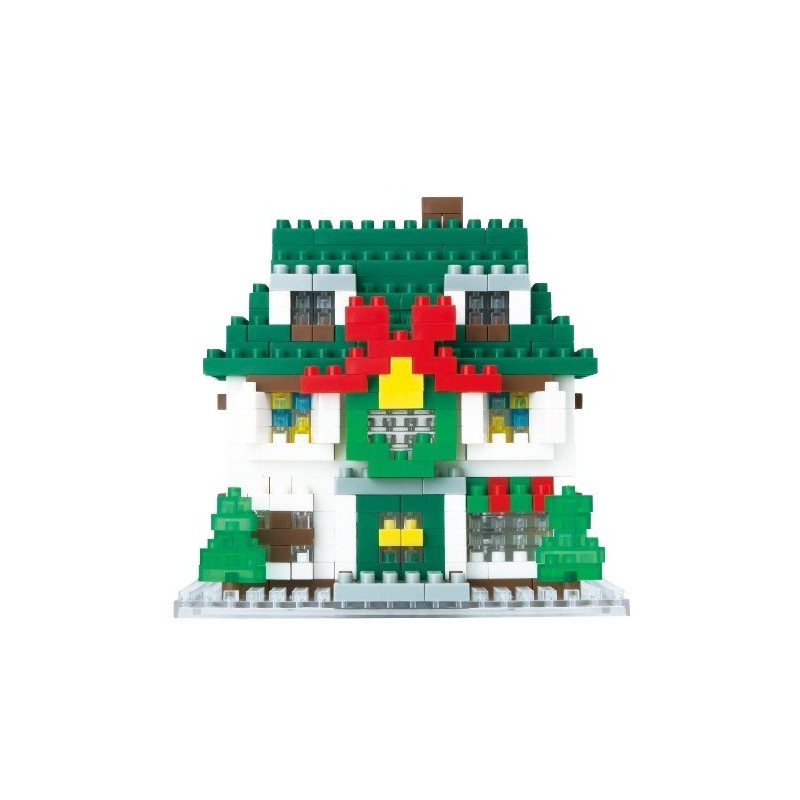 nanoblock monument MAiSON de NOëL (Laponie) (+ de 470 pièces)