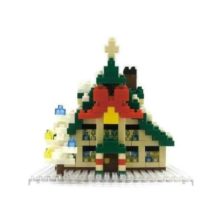 nanoblock monument MAiSON de NOëL (Pôle Nord) (+ de 470 pièces)