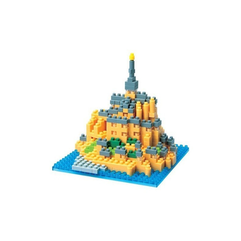nanoblock monument MONT SAiNT-MiChEL (France) (+ de 390 pièces)