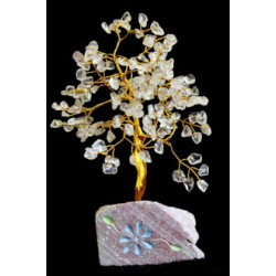 Arbre de Fortune 財富樹 320 pierres CRiSTAL de ROChE (h30cm)