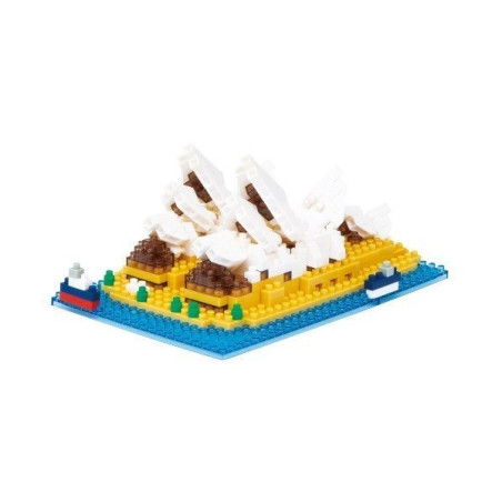 nanoblock monument OPERA de SYDNEY (Australie) (+ de 430 pièces)