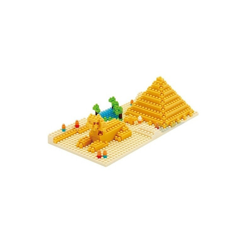 nanoblock monument PYRAMidE de GiZEH (Egypte) (+ de 250 pièces)