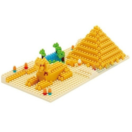 nanoblock monument PYRAMidE de GiZEH (Egypte) (+ de 250 pièces)