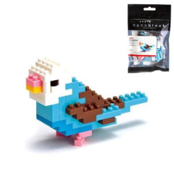 nanoblock mini PERRUChE BLEU OPALiNE (+ de 80 pièces) [NBC_016]