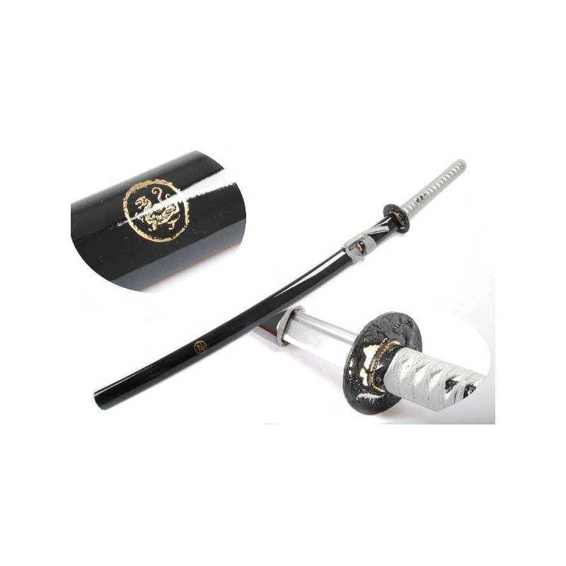 Katana forgé main KAMON NO TORA (lame MARU)