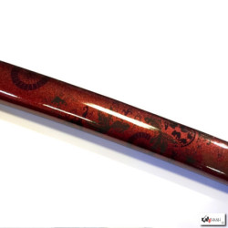 Katana forgé main KiNGYO bordeaux (lame MARU)