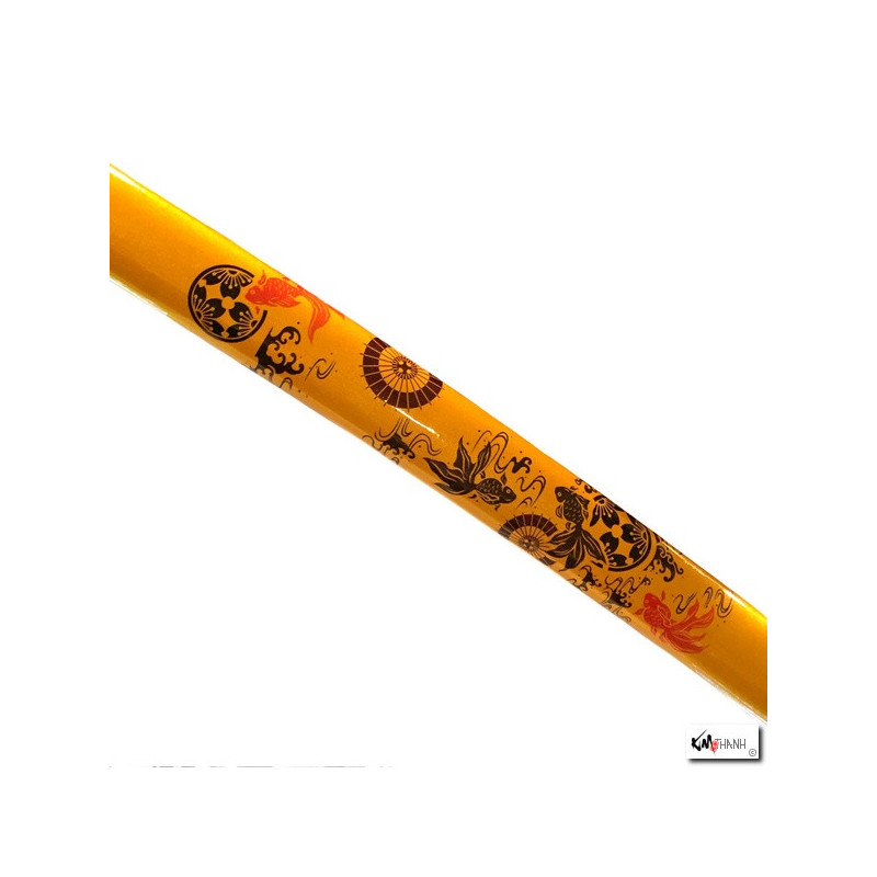 Katana forgé main KiNGYO doré (lame MARU)