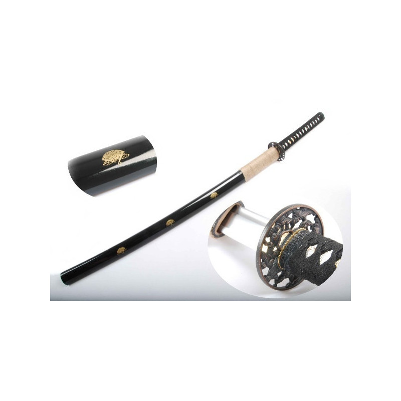 Katana forgé main KURO SENSU (lame MARU)