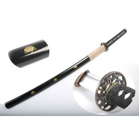 Katana forgé main KURO SENSU (lame MARU)