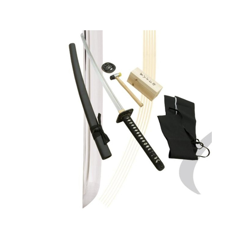 Katana forgé main MARUi (lame MARU) coffret complet